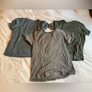 Bundle of Black Diamond performance t-shirts.